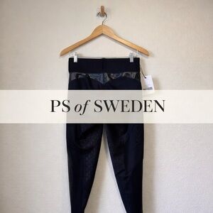 PS of Sweden Cindy Riding Tights Navy Size 36 NWT Full Grip Equestrian Leggings